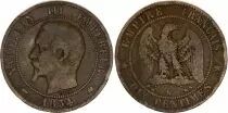Frankreich 10 Centimes Napoleon III Nude head - 1854 K Bordeaux