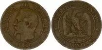 Frankreich 10 Centimes Napoleon III Nude head - 1856 A Paris