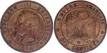 Frankreich 10 Centimes Napoleon III Nude head - 1856 MA Marseille - F