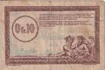 Frankreich 10 Centimes Regie des chemins de Fer - 1923 - Serial A.3 - R.2