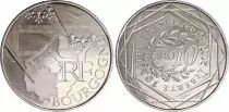 Frankreich 10 Euros - Bourgogne - 2010 - Silver