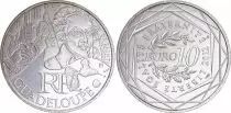 Frankreich 10 Euros - Guadeloupe - 2012 - Silver