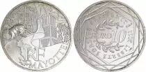 Frankreich 10 Euros - Mayotte - 2011 - Silver