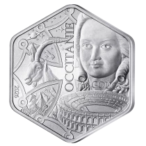 Frankreich 10 euros - Olympe de Gouges & Occitania - Hexagonal Silver - 2026