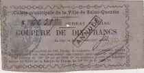 Frankreich 10 F - Cancelled - 1870