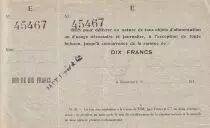 Frankreich 10 F Beaucourt Annul&eacute;