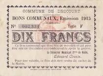 Frankreich 10 F Drocourt