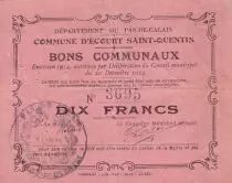 Frankreich 10 F Ecourt-Saint-Quentin