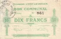 Frankreich 10 F Oisy-Le-Verger