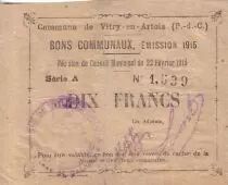 Frankreich 10 F Vitry-En-Artois