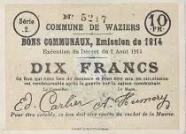 Frankreich 10 F Waziers