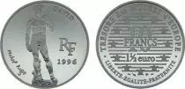 Frankreich 10 Francs  - 1,50 euros - David by Michel-Angelo - 1996 - Silver - without certificat