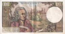 Frankreich 10 Francs  - Voltaire - 02-01-1969 - Serial D.458 - XF to AU - P.147