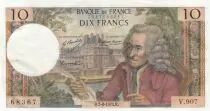 Frankreich 10 Francs  - Voltaire - 02-08-1973 - Serial V.907