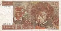 Frankreich 10 Francs - Berlioz -  07-08-1975 - Serial G.215