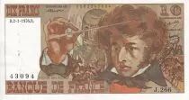 Frankreich 10 Francs - Berlioz - 02-01-1976 - Serial J.266 - VF - P.150