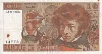 Frankreich 10 Francs - Berlioz - 02-10-1975 - Serial D.234 - F - P.150