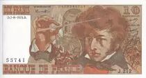 Frankreich 10 Francs - Berlioz - 07-08-1975 - Serial J.212 - P.150