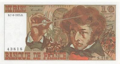 Frankreich 10 Francs - Berlioz - 07-08-1975 - Serial S.210