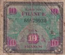 Frankreich 10 Francs - Flag - Without serial - 1944 - VF.18.01