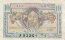 Frankreich 10 Francs - French Treasury - 1947 - Serial A