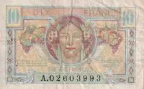 Frankreich 10 Francs - Head of woman - 1947 - VF.30.01