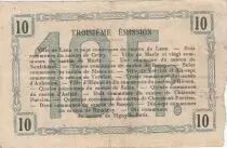 Frankreich 10 Francs - Hirson - Regional Coupon - 14-06-1917 - Serial 1