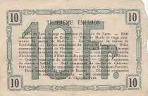 Frankreich 10 Francs - Hirson - Regional Coupon - 14-06-1917 - Serial 1