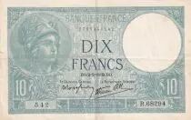 Frankreich 10 Francs - Minerva - 02-02-1939 - Serial R.68294 - P.73