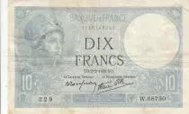 Frankreich 10 Francs - Minerva - 02-02-1939 - Serial S.68324 - P.73