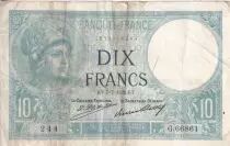 Frankreich 10 Francs - Minerva - 07-07-1932 - Serial F.66861 - P.73
