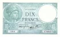 Frankreich 10 Francs - Minerva - 07.11.1940 - S�rie J.78812 - Fay.07.19