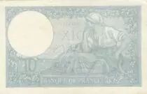 Frankreich 10 Francs - Minerva - 16-01-1941 - Serial V.84330
