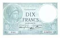 Frankreich 10 Francs - Minerva - 16.01.1941 - S�rie O.84203 - Fay.07.10