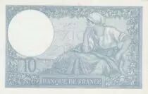 Frankreich 10 Francs - Minerva - 17-10-1940 - Serial  T.77659