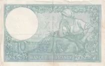 Frankreich 10 Francs - Minerva - 21-11-1940 - Serial Z.79808 - P.73