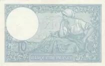 Frankreich 10 Francs - Minerva -26-09-1940 - Serial  V.76594