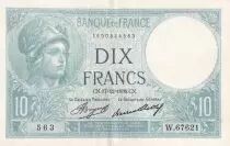 Frankreich 10 Francs - Minerve - 17-12-1936 - Serial W.67621 - P.73