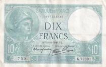 Frankreich 10 Francs - Minerve - 21-11-1940 - S&eacute;rie K