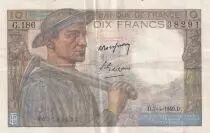 Frankreich 10 Francs - Minor - 07-04-1949 - Serial G.186 -  P.99