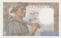 Frankreich 10 Francs - Minor - 13-01-1944 - Serial G.67