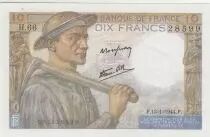 Frankreich 10 Francs - Minor - 13-01-1944 - Serial H.66