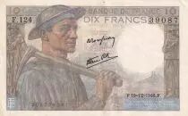 Frankreich 10 Francs - Minor - 19-12-1946 - Serial F.124