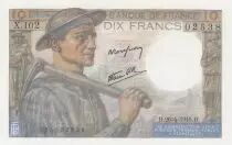 Frankreich 10 Francs - Minor - 26-04-1945 - Serial X.102