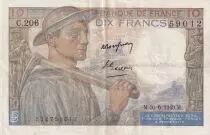 Frankreich 10 Francs - Minor - 30-06-1949 - Serial C.206 - P.99
