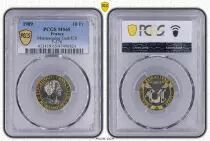 Frankreich 10 Francs - Montesquieu - 1989 Frappe Courante - PCGS MS 65