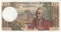 Frankreich 10 Francs - Voltaire - 02-12-1965 - Serial U.210