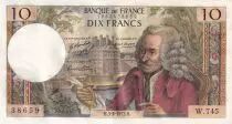 Frankreich 10 Francs - Voltaire - 03-02-1972 - Serial W.745 - P.147