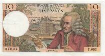 Frankreich 10 Francs - Voltaire - 03-06-1971 - S&eacute;rie T.682