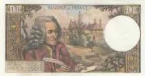Frankreich 10 Francs - Voltaire - 04-01-1968 - Serial D.393